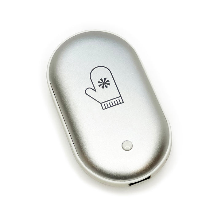 NEW! Smitten with this eMitten™ Hand Warmer + Power Bank: Platinum