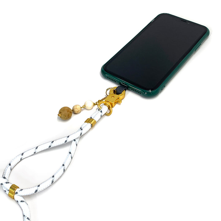 The Hookup™ Universal Phone Lanyard: White